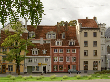 Der Platz der Liven (Livu laukums) in Riga